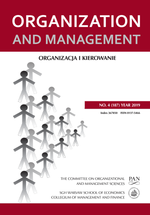 LOJALNOŚĆ PRACOWNIKÓW WOBEC ORGANIZACJI- OPERACJONALIZACJA POJĘCIA ORAZ WERYFIKACJA PSYCHOMETRYCZNA SKALI LOJALNOŚCI WOBEC ORGANIZACJI - BADANIA PILOTAŻOWE