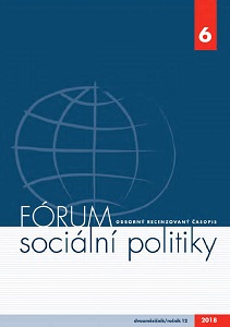 Social income as a tool for reducing income disparities in the Czech Republic Cover Image