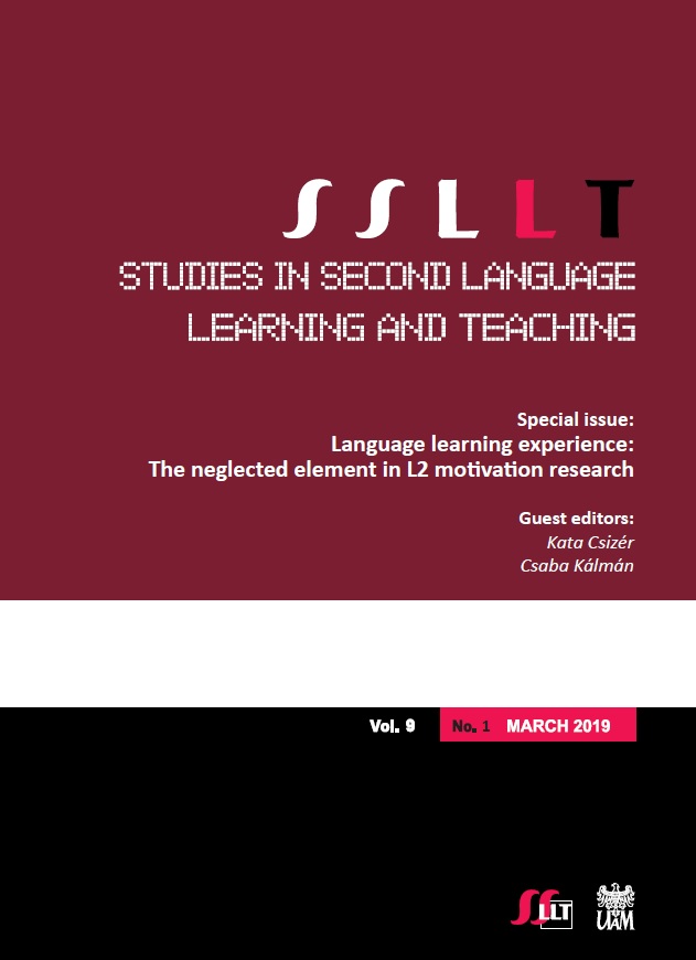 Reframing the L2 learning experience as narrative reconstructions of classroom learning Cover Image