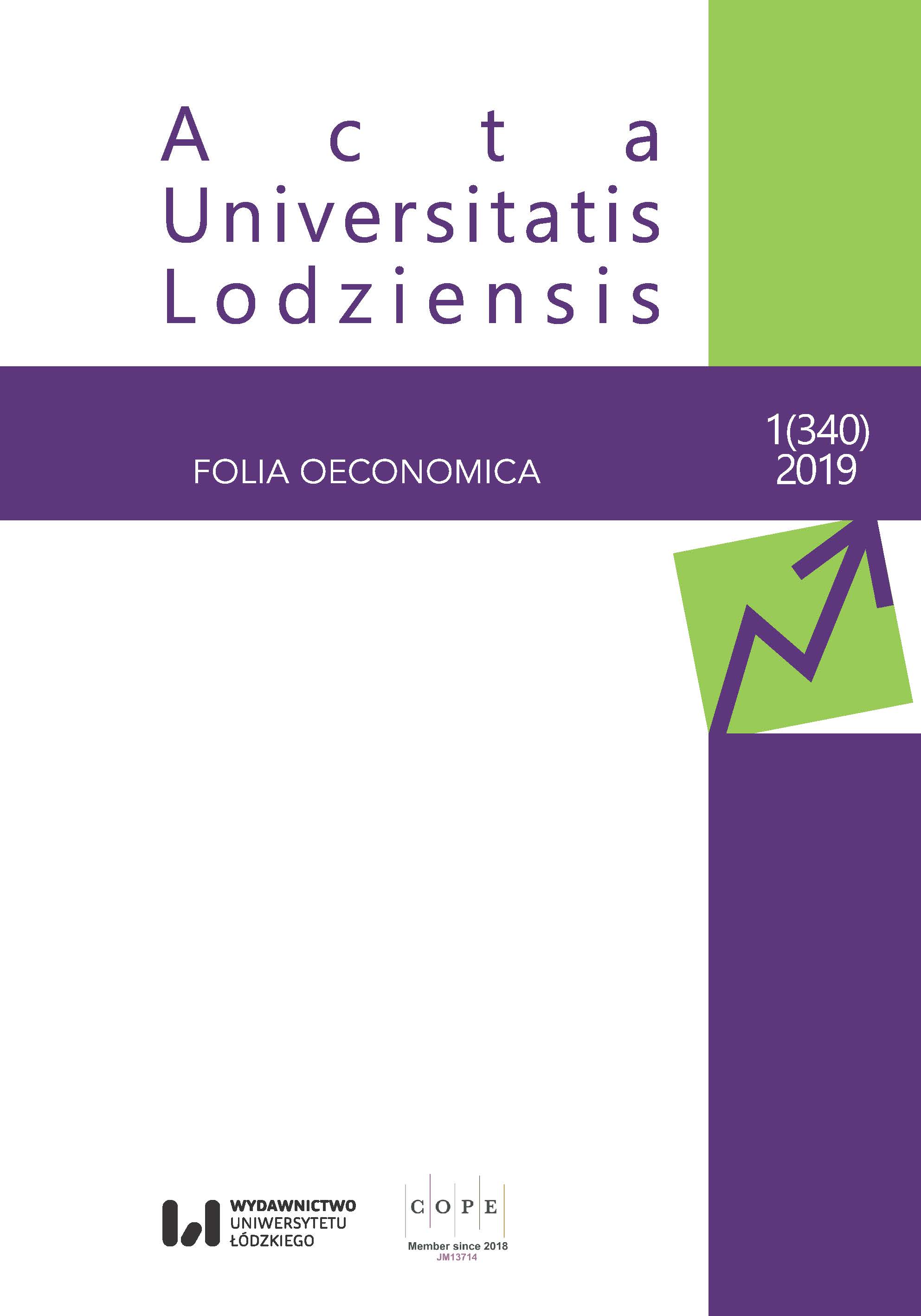 Analysis of Spatial Diversification of Organic Farming Development in the Communes of the Lodzkie Voivodeship Cover Image