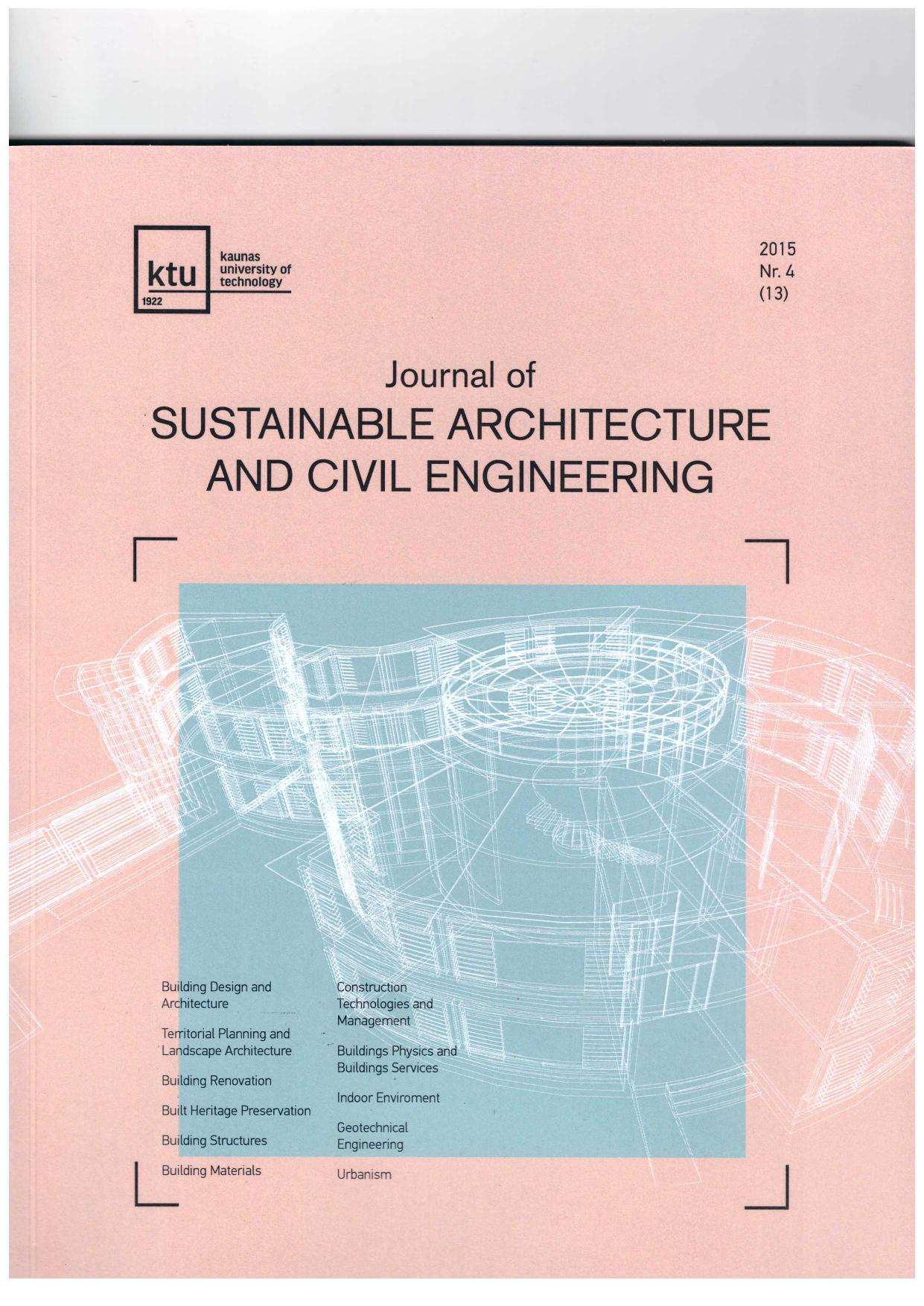 Energy Performance, Indoor Air Quality and Comfort in New Nearly Zero Energy Day-care Centres in Northern Climatic Conditions Cover Image