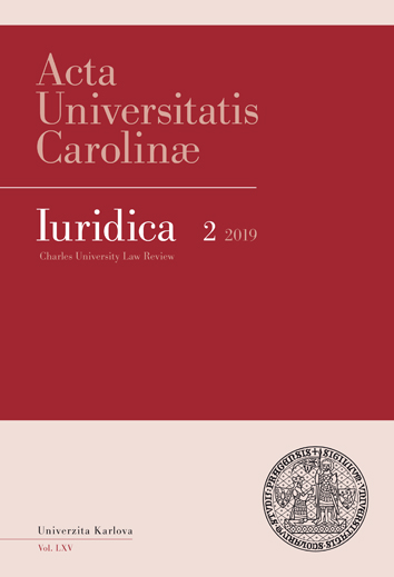 Using Legislative History in Interpreting Polish Law Example of Changes in Uderstanding Principles of Law Durig the Transition Period Cover Image