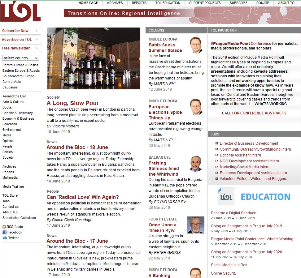 Transitions Online_News-Conflict & Diplomacy: Armenia’s Painful Probe Cover Image