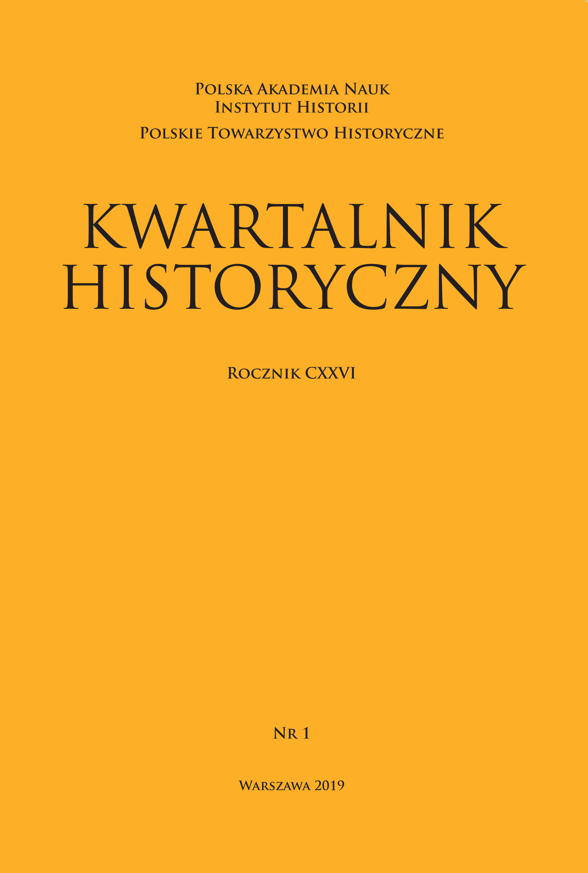 Historyk i społeczeństwo — funkcjonowanie nauki historycznej w osiemnastowiecznej monarchii duńsko-norweskiej