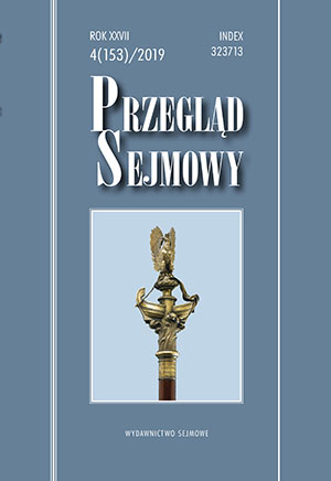 On the bill on the principles for establishing the order of filling the mandates of the Deputies to the European Parliament elected by the Republic of Poland for the term 2019–2024 Cover Image