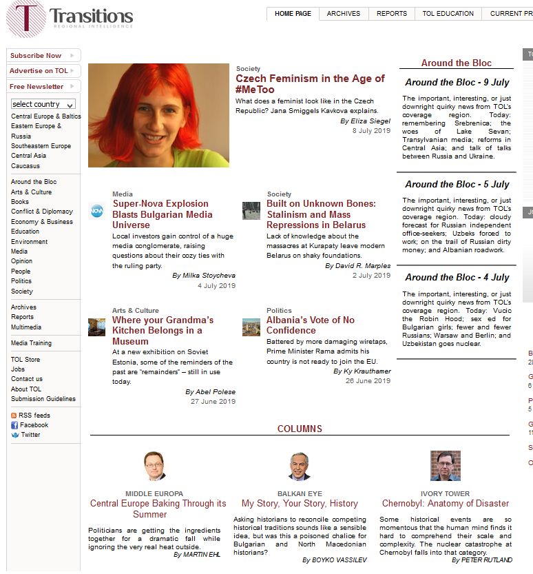 Transitions Online – Society: Built on Unknown Bones: Stalinism and Mass Repressions in Belarus – 2 July Cover Image