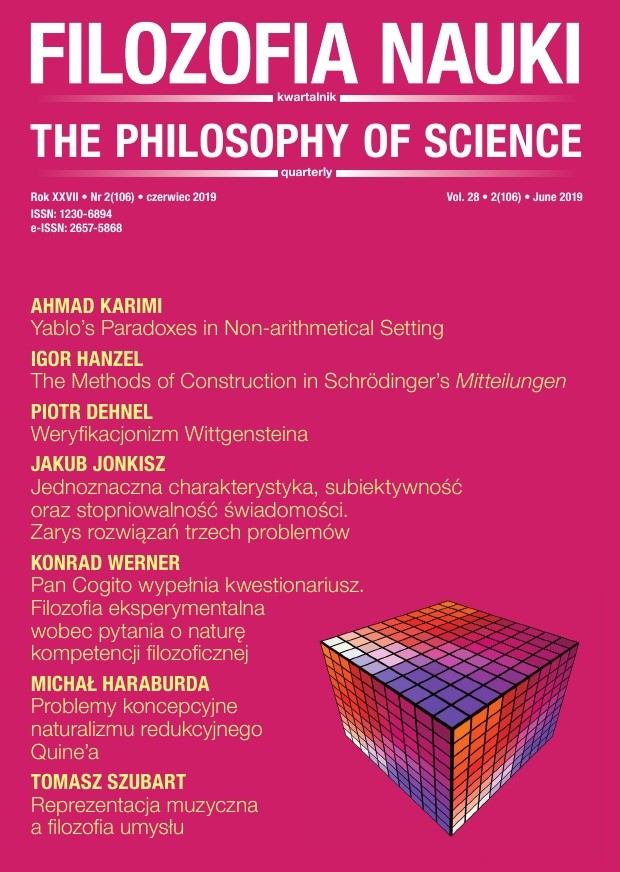The Methods of Construction in Schrödinger’s Mitteilungen Cover Image