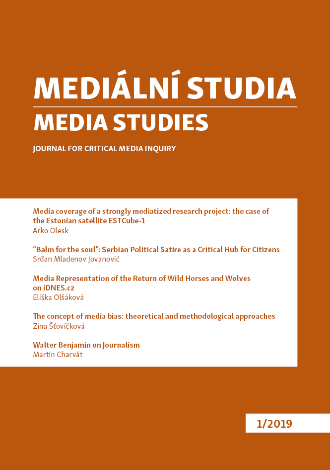 The Concept of Media Bias: Theoretical and Methodological Approaches Cover Image
