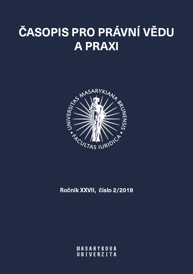 New Legislation of Constitutional Review of the Referendum Results in the Slovak Republic Cover Image