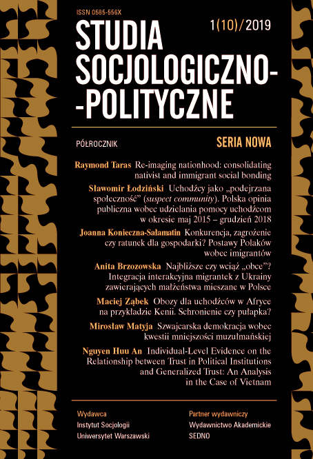 Individual-Level Evidence on the Relationship between Trust in Political Institutions and Generalized Trust: An Analysis in the Case of Vietnam Cover Image