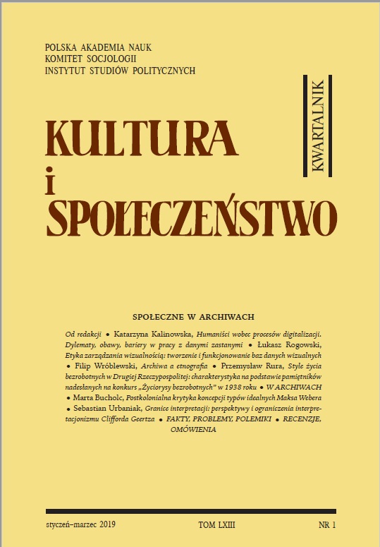 Memoirs of the Unemployed in the Collections of the Institute of Social Economy: History, Description, and Research Potential Cover Image