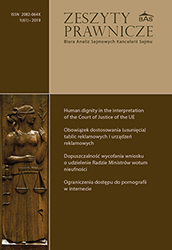 Evaluation of conformity to the Constitution of the provision of the Act on the Protection and Care of Historical Monuments concerning the inclusion of a real estate in the communal register of monuments Cover Image
