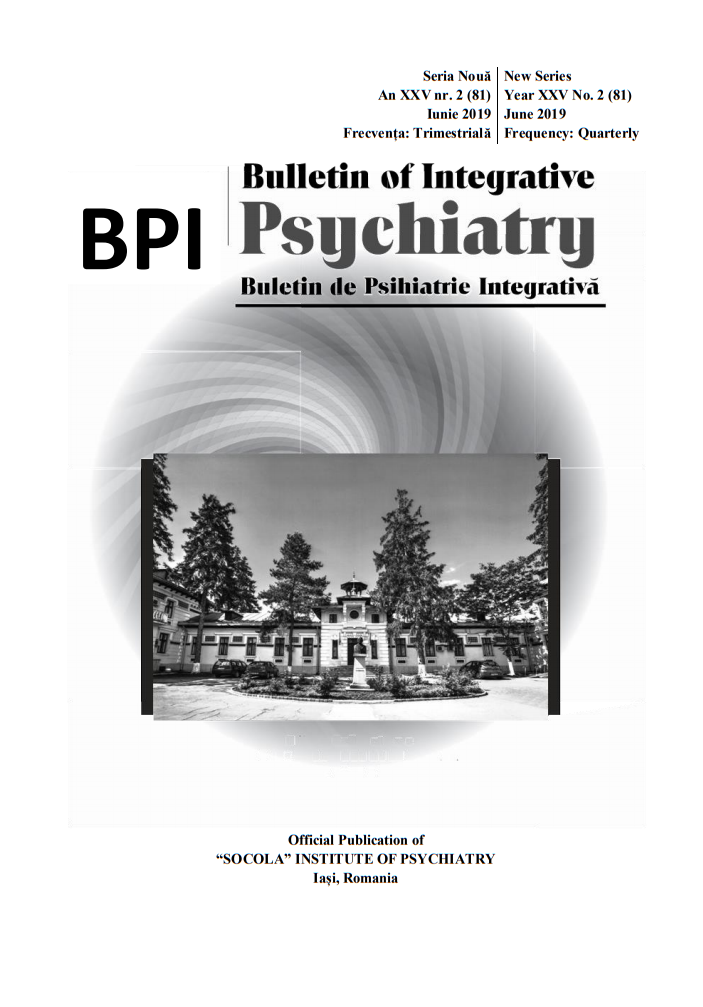 Validation of the Romanian version of the
personality disorder test in the context of the
alternative model of DSM-5 Cover Image