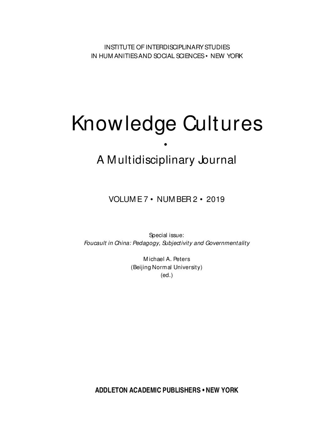 A HISTORICAL INVESTIGATION OF THE TRANSITION FROM “NORMAL EDUCATION” TO “TEACHER EDUCATION”: A FOUCAULDIAN PERSPECTIVE Cover Image