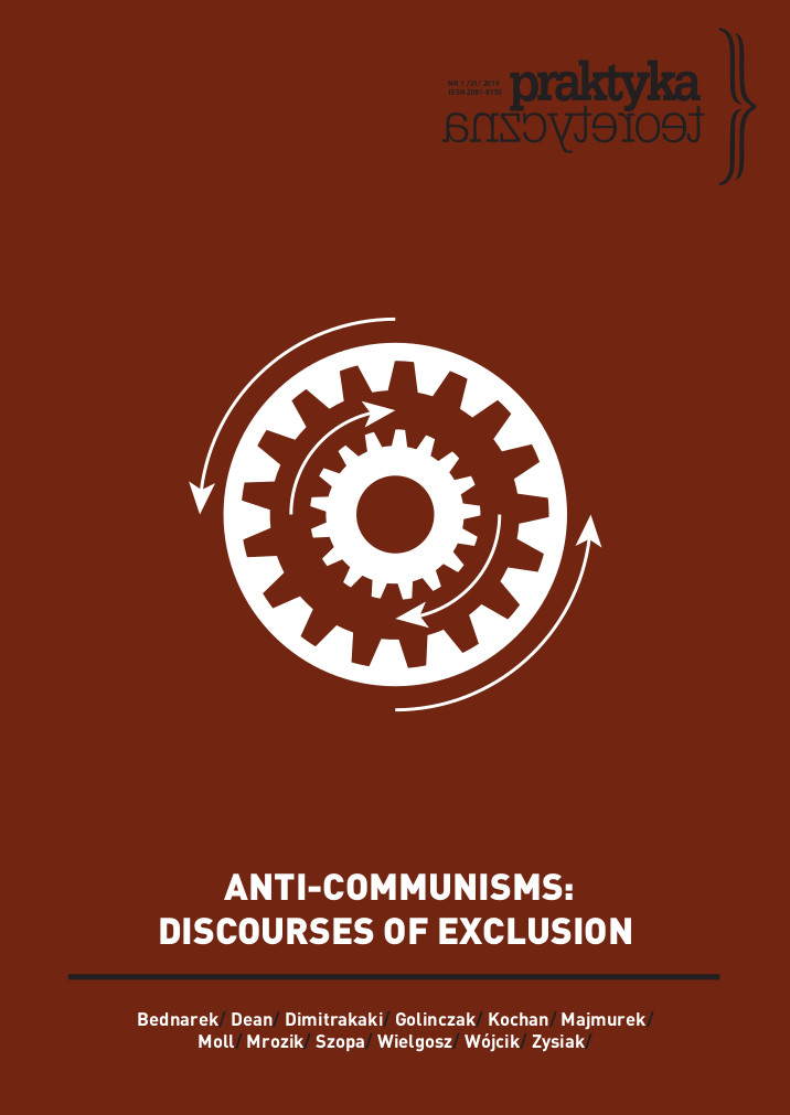 ANTI-COMMUNISMS: DISCOURSES OF EXCLUSION