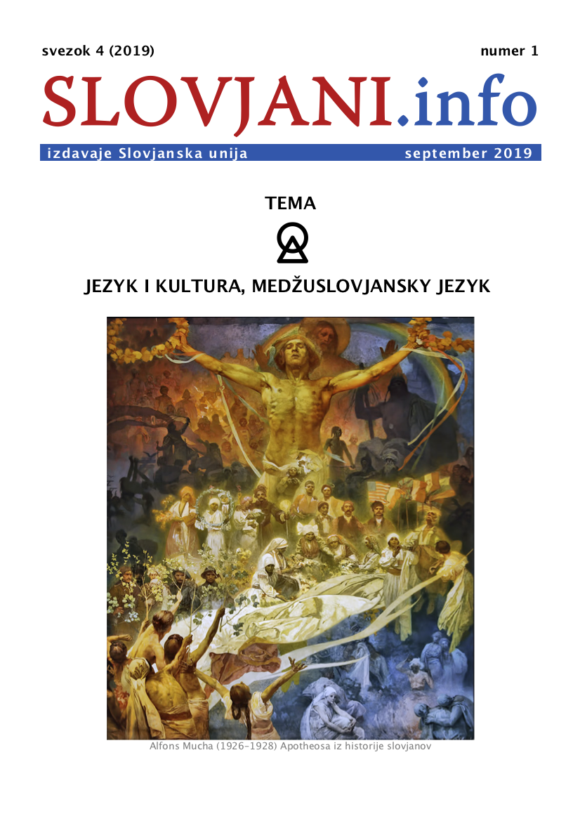 Interslavic language as an instrument of sustainable development of the Slavic world Cover Image