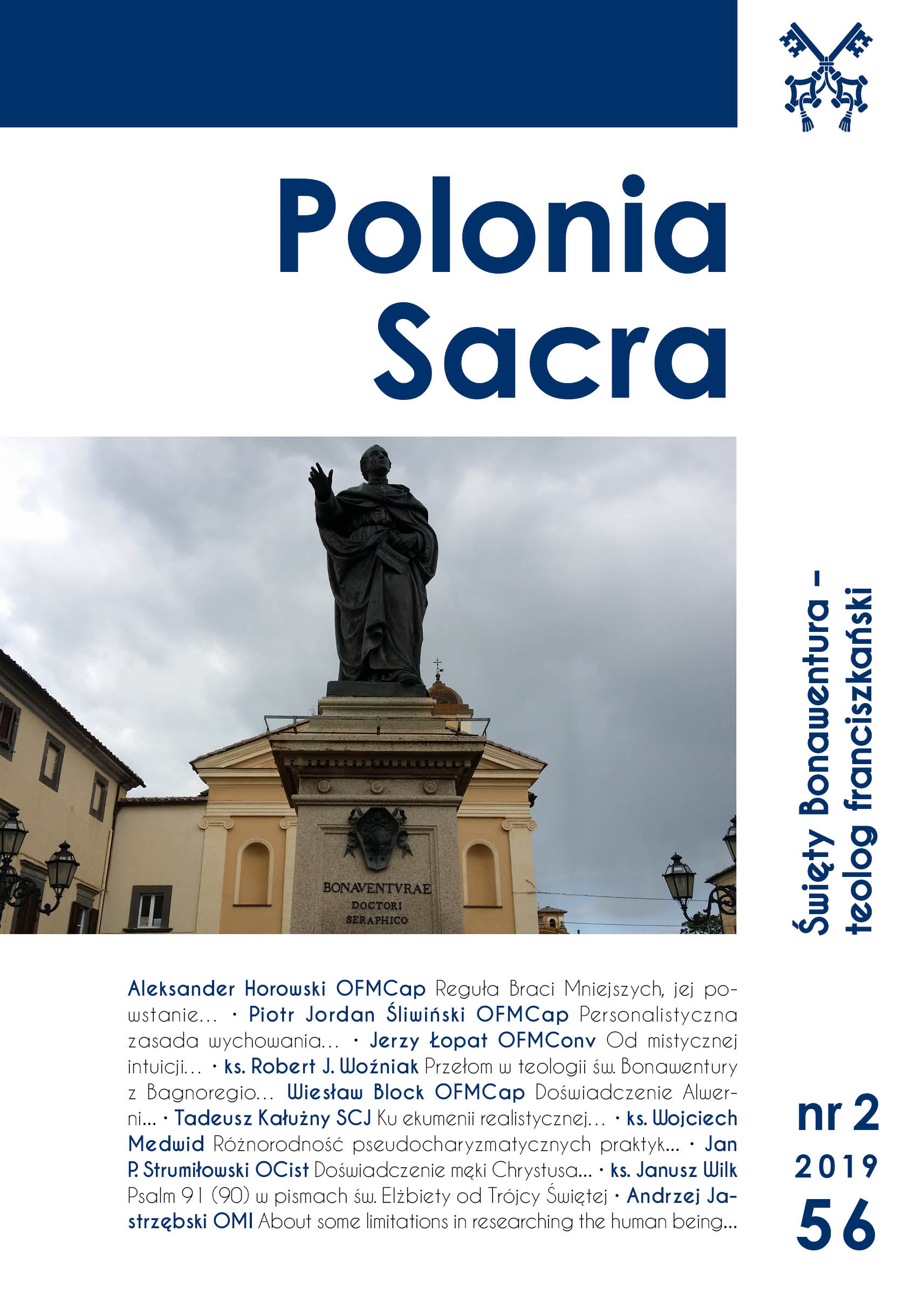 Alwernia’s experience as the source for the creation of The soul’s journey into God, St. Bonaventure of Bagnoregio Cover Image