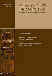 The consequences of the lack of complying with the National Electoral Commission’s proposal on changes in electoral districts in the elections to the Sejm and the Senate Cover Image