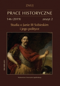 METODY DZIAŁAŃ JANA III SOBIESKIEGO W POLITYCE WEWNĘTRZNEJ DO ROKU 1679
