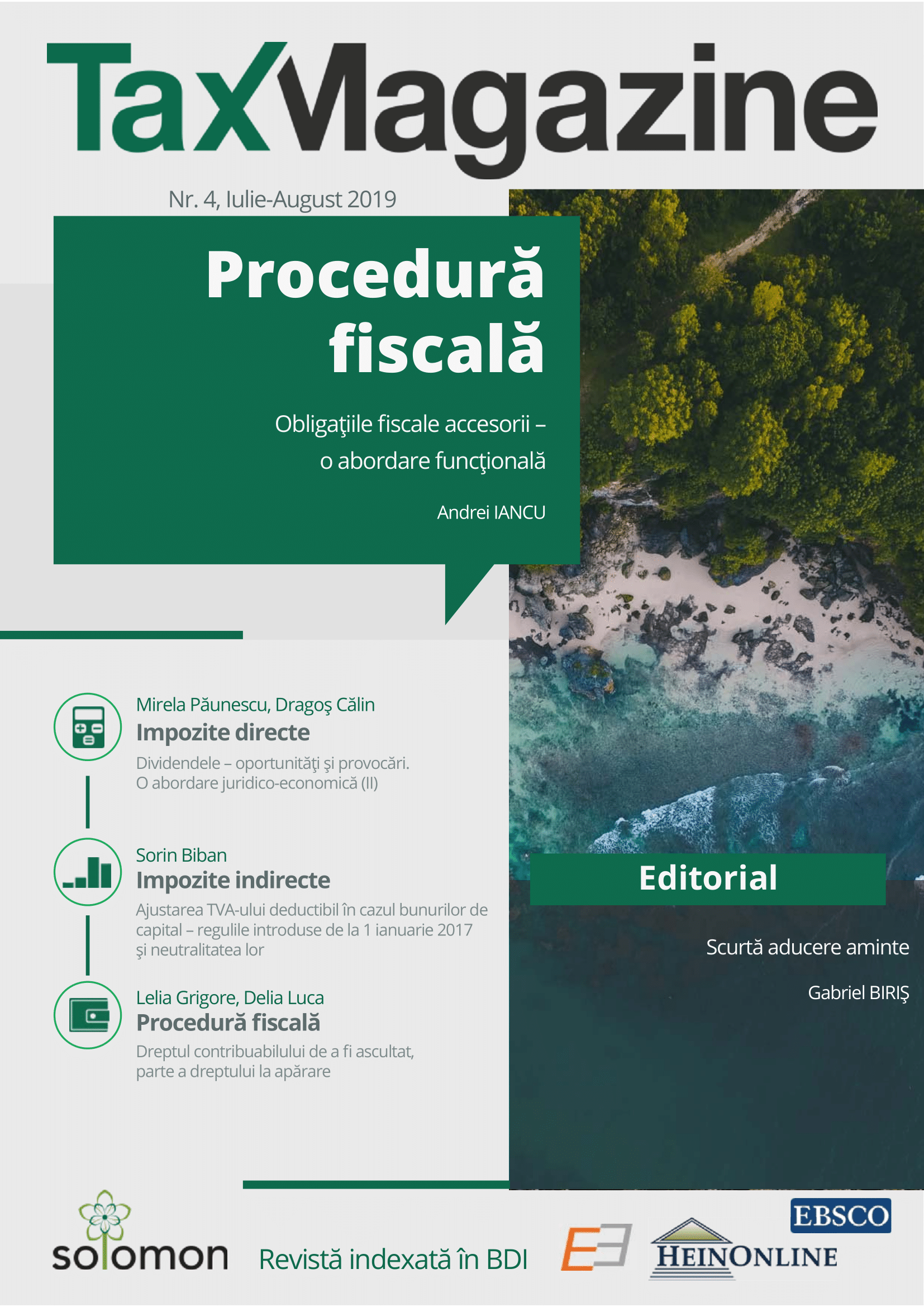 The adjustment of VAT in case of capital goods – the rules entered into force
as of 1st of January, 2017, and their neutrality Cover Image