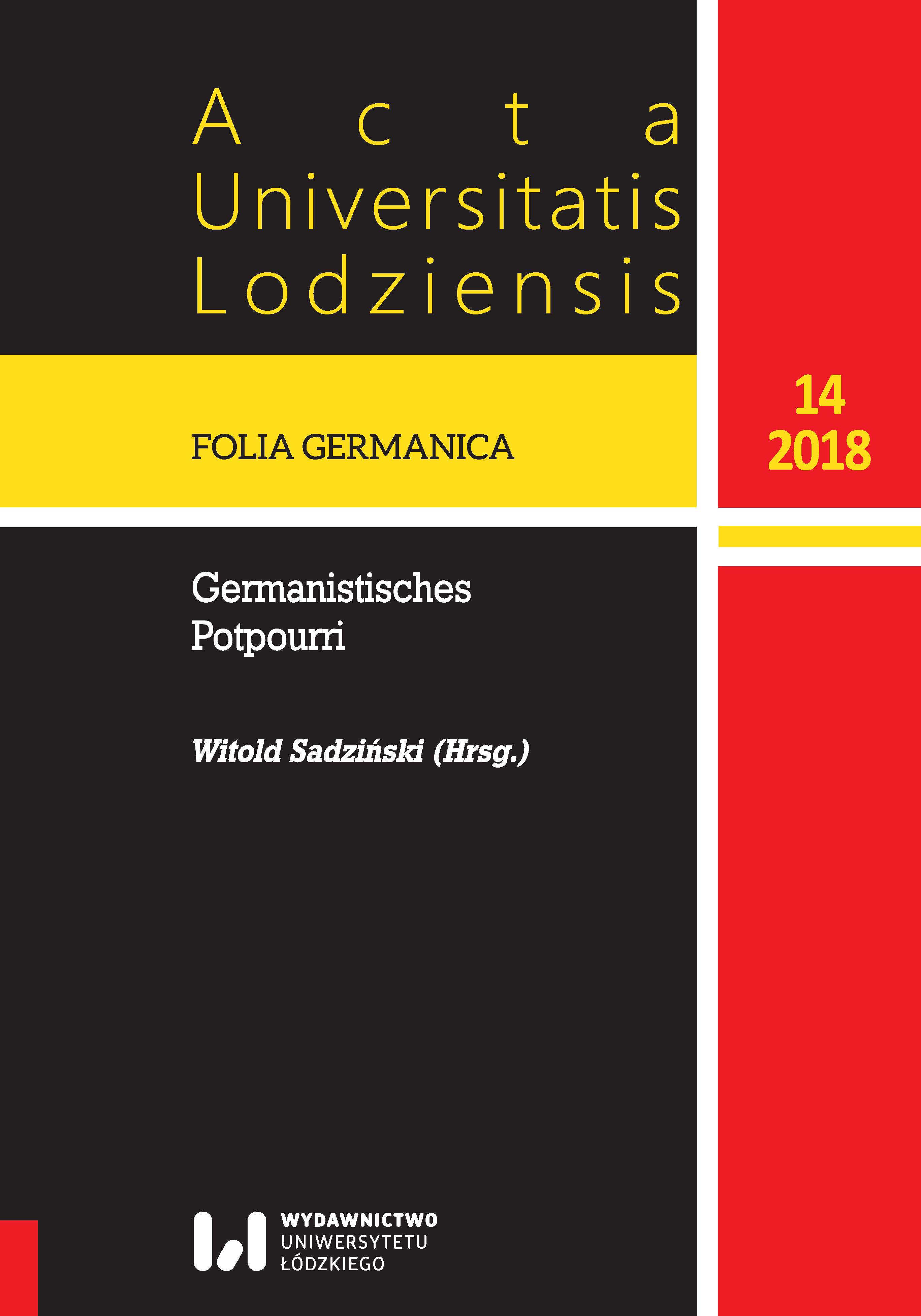 Colours of love in Polish and German (linguistics-cultural aspects) Cover Image