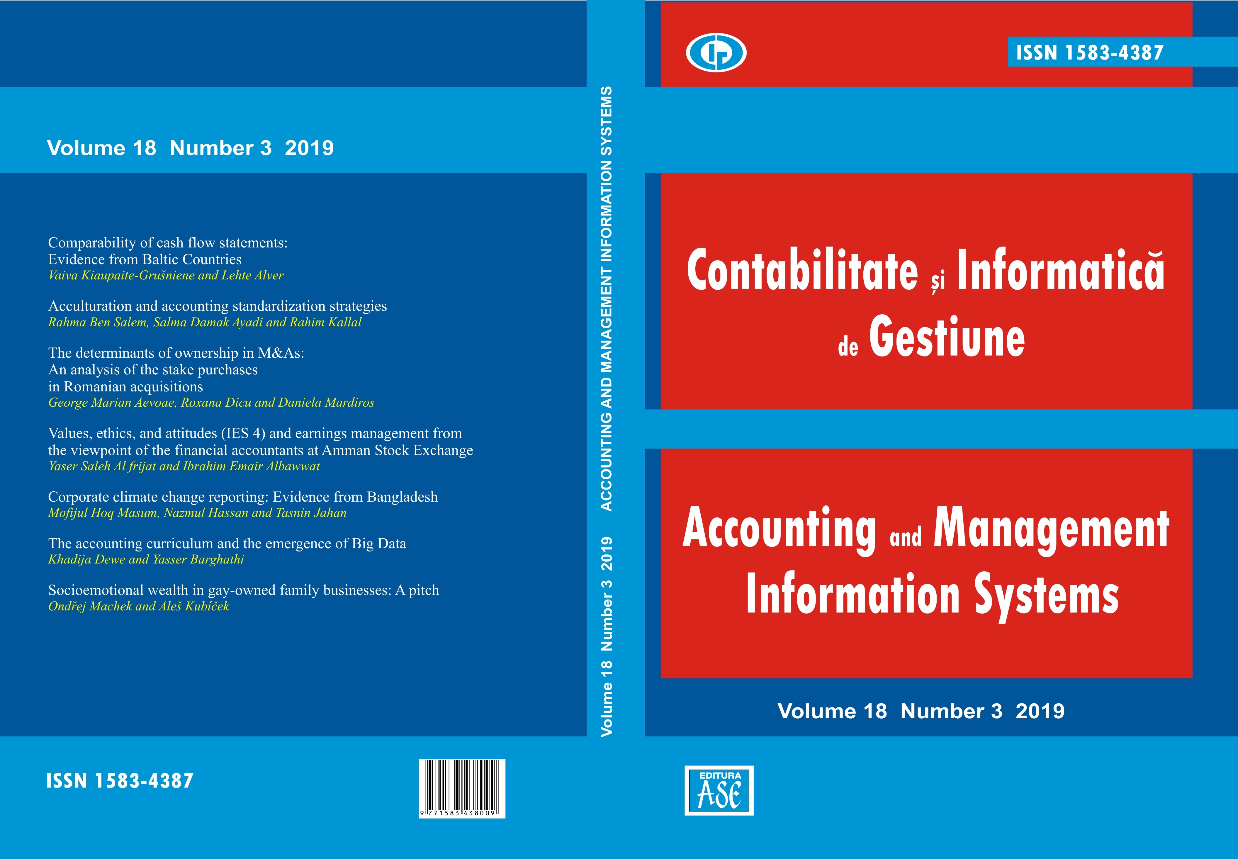 The accounting curriculum and the emergence of Big Data Cover Image