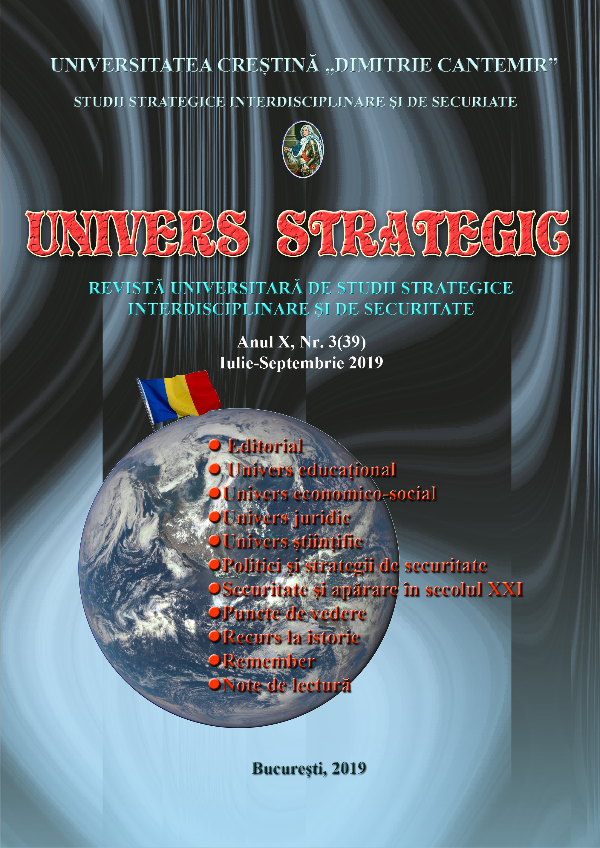 ANALYSIS OF THE PERCEPTION OF POLICE ACTIVATING THE RURAL ENVIRONMENT IN IAI COUNTY ON THE APPLICATION OF THE EUROPEAN CONVENTION OF HUMAN RIGHTS IN THEIR PROFESSIONAL ACTIVITY Cover Image