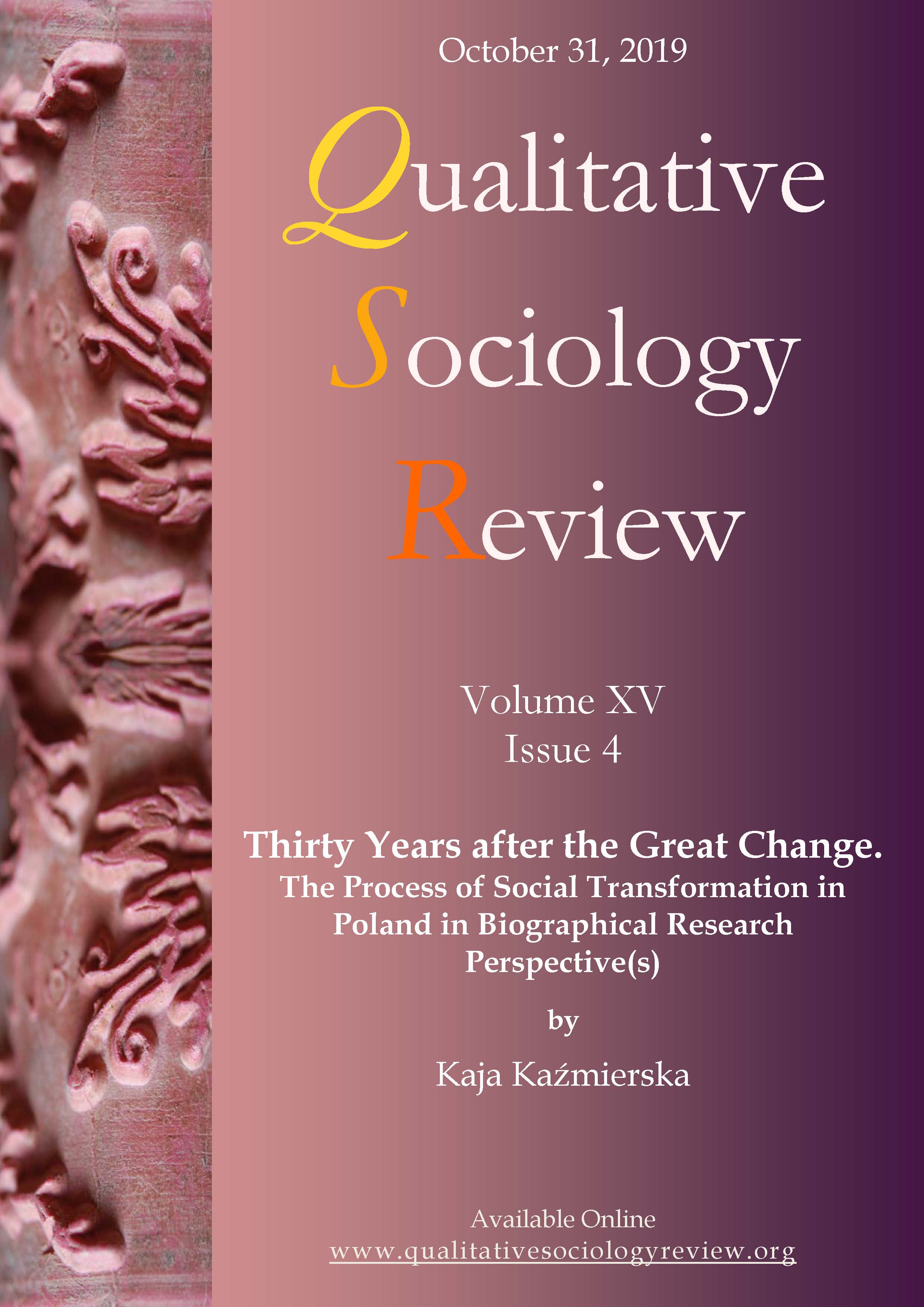 Socio-Economic Costs of Systemic Transformation in Ukraine in the Lens of the Biographical Experiences of Ukrainian Female Migrants to Poland Cover Image