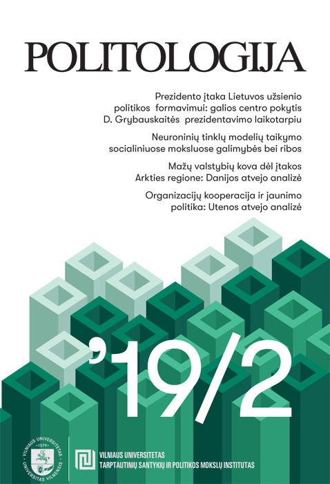 The President’s Influence on the Formation of Lithuanian Foreign Policy: A Shift of the Power Center During Grybauskaitė’s Term Cover Image