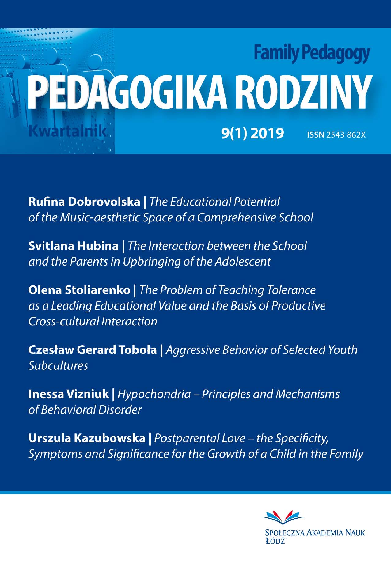 The Relationship between Body Posture and Physical Fitness in Children Ages 12–13 attending Primary Schools in Pabianice and Zgierz Cover Image