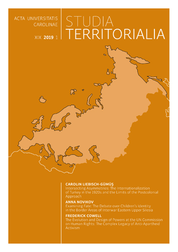 Examining Fate: The Debate over Children’s Identity in the Border Areas of Interwar Eastern Upper Silesia Cover Image