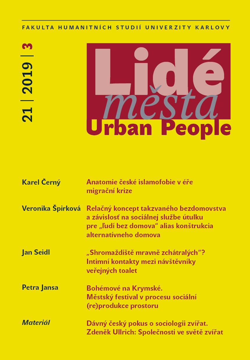 The relational concept of homelessness and dependence on a social service of a homeless shelter alias a construction of an alternative home Cover Image