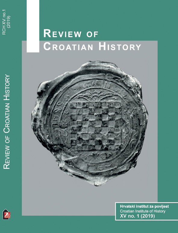 AN OVERVIEW OF HISTORIOGRAPHICAL EDITIONS PUBLISHED BY MATICA HRVATSKA (1918-1996) Cover Image