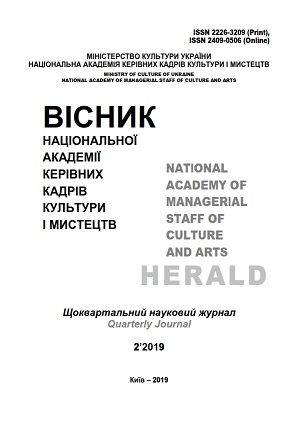 Хореографія як засіб вираження поліжанрових художніх форм