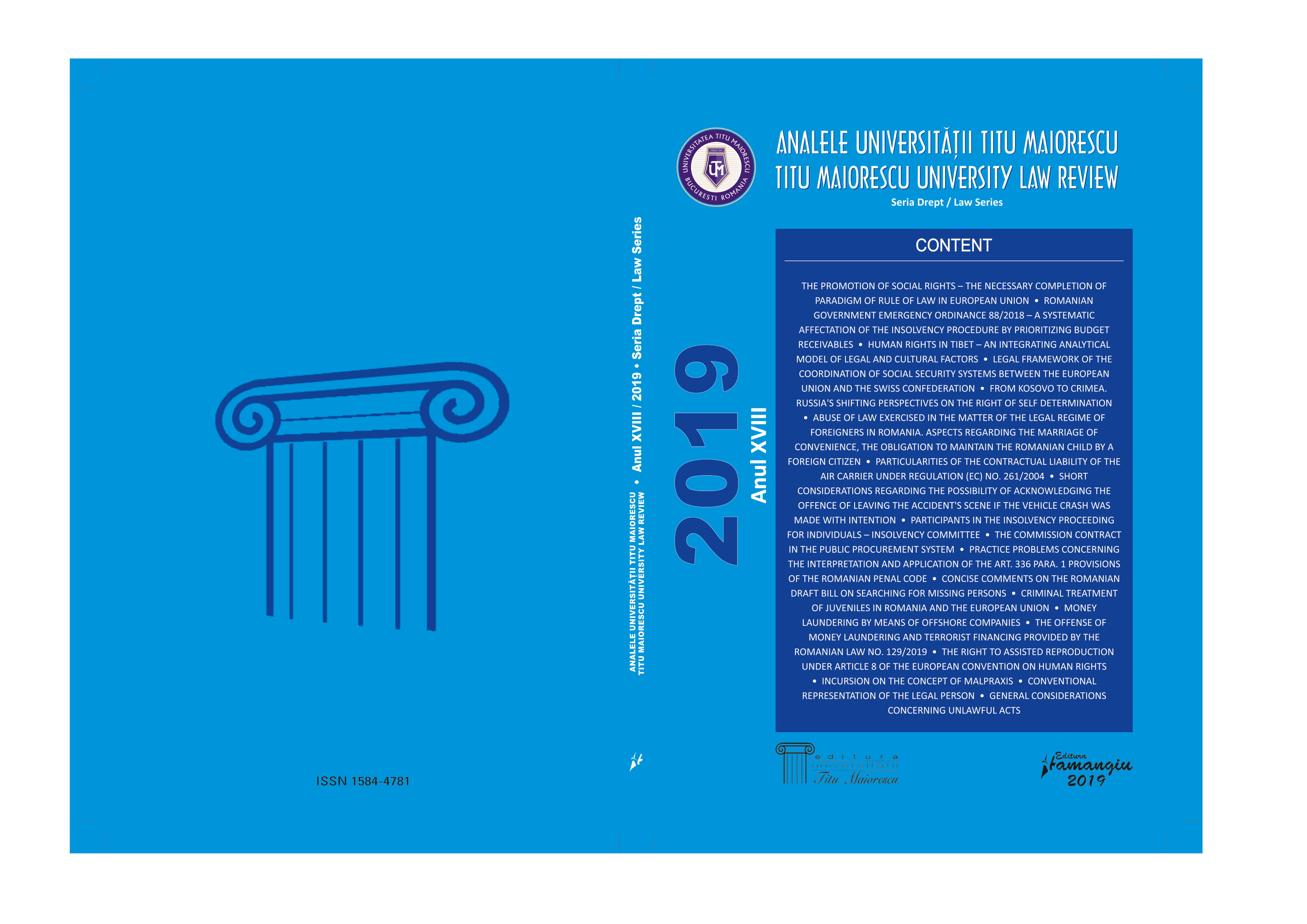 LEGAL FRAMEWORK OF THE COORDINATION OF SOCIAL SECURITY SYSTEMS BETWEEN THE EUROPEAN UNION AND THE SWISS CONFEDERATION