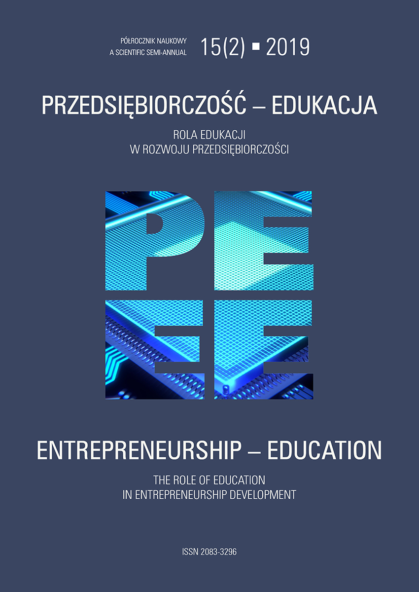 The Importance of the EU Funds for the Development
of Entrepreneurship and Innovation in the Świętokrzyskie Region. An Example of the Grono Targowe Kielce Cluster Cover Image