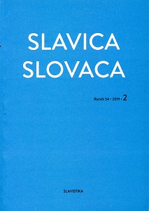 Присуството и приемот на Блаже Конески во словачката славистичка мисла