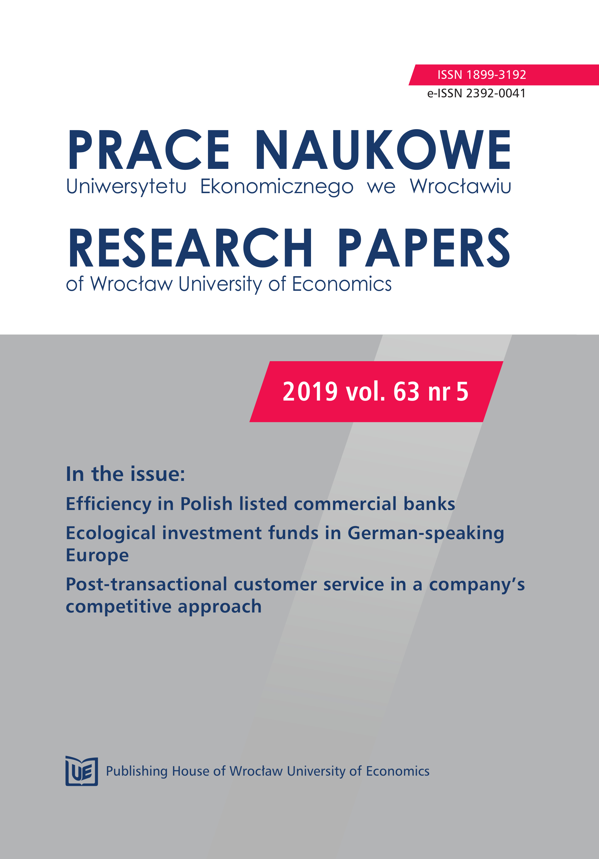 Post-transactional customer service in a company’s competitive approach – results of the study Cover Image