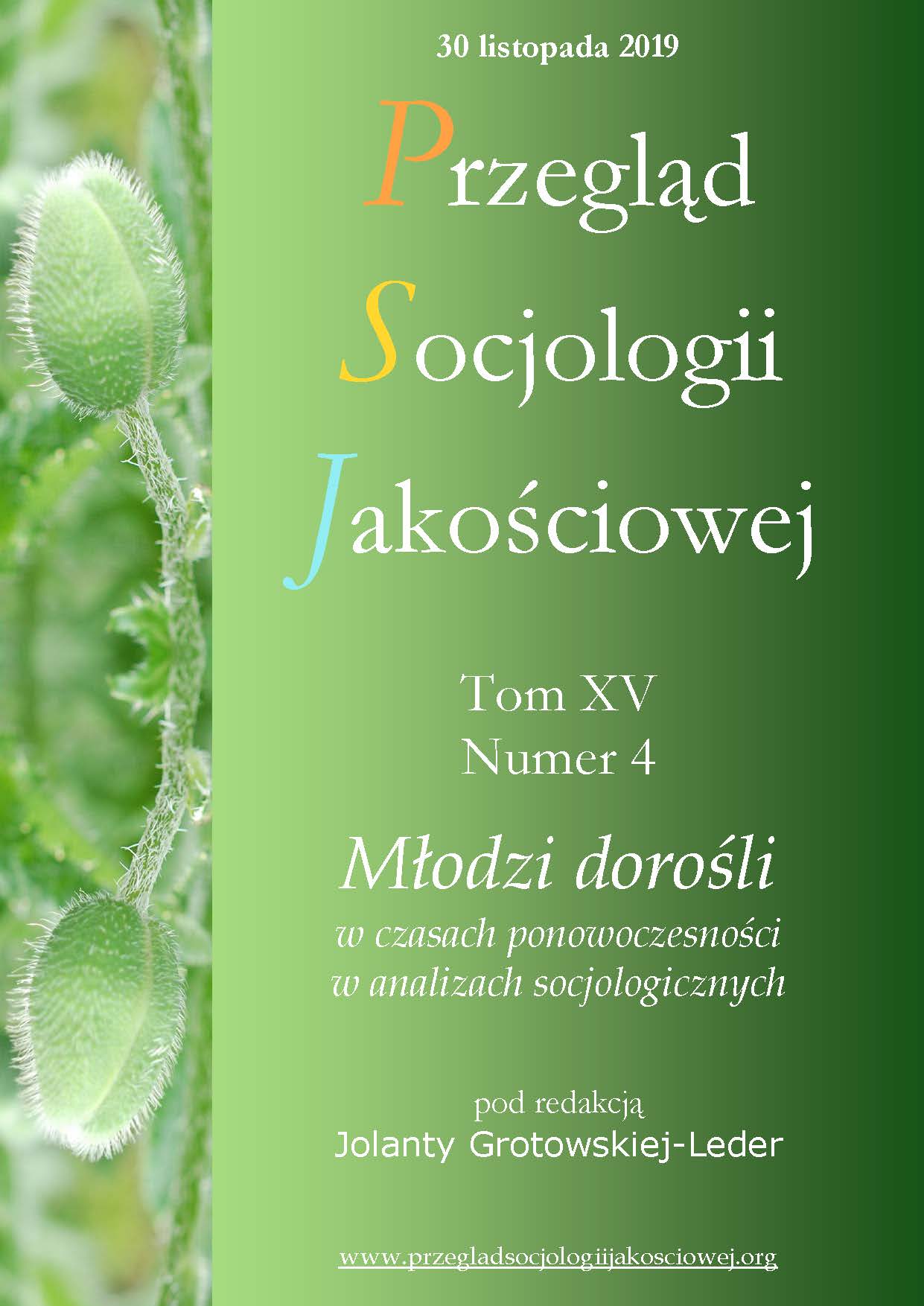 Od redaktorki: Osiąganie dorosłości i młodzi dorośli jako kategorie analiz socjologicznych