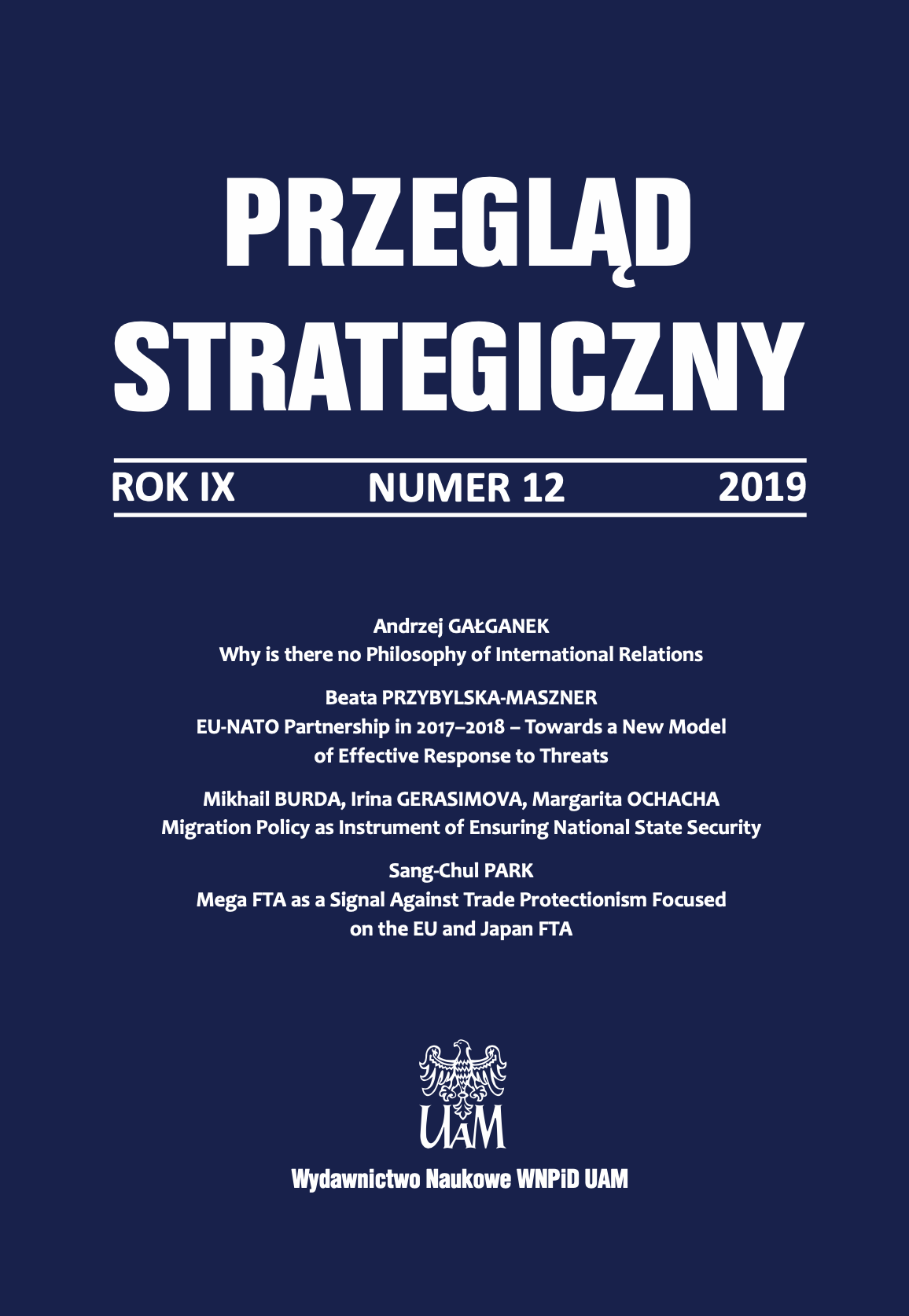 EU-NATO Partnership in 2017–2018 – Towards a New Model of Effective Response to Threats