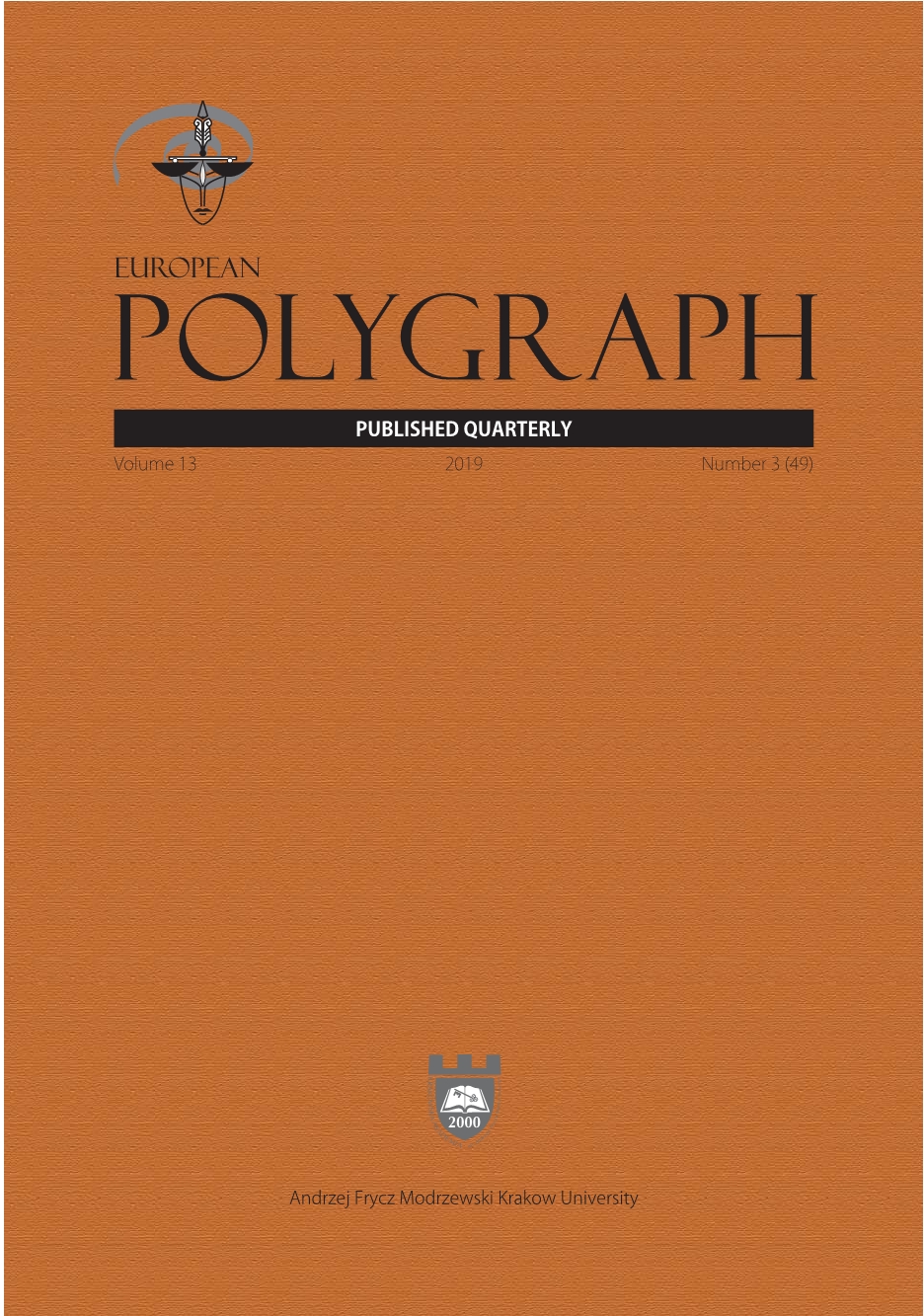 Report from the 54th Seminar of the American Polygraph Association Cover Image