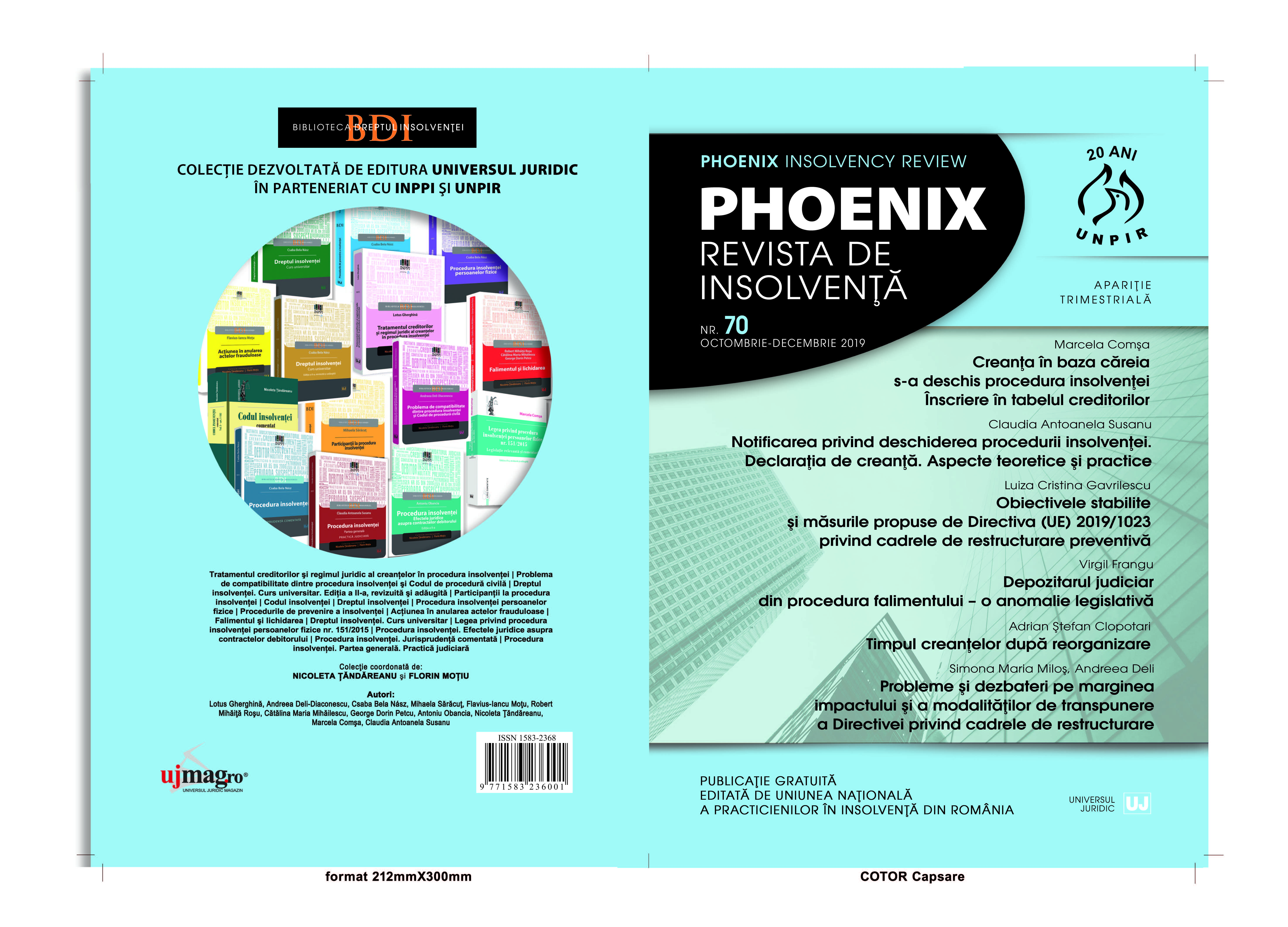 THE RECEIVABLE THAT INITIATED THE INSOLVENCY PROCEDURE. REGISTRATION IN THE LIST OF CREDITORS Cover Image