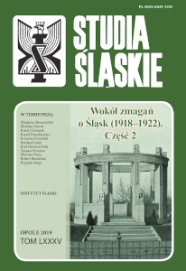 Działalność Bractwa Strzeleckiego w Opolu (Schützengilde zu Oppeln) na przykładzie uroczystości związkowych i jubileuszowych organizowanych w latach 1885–1936