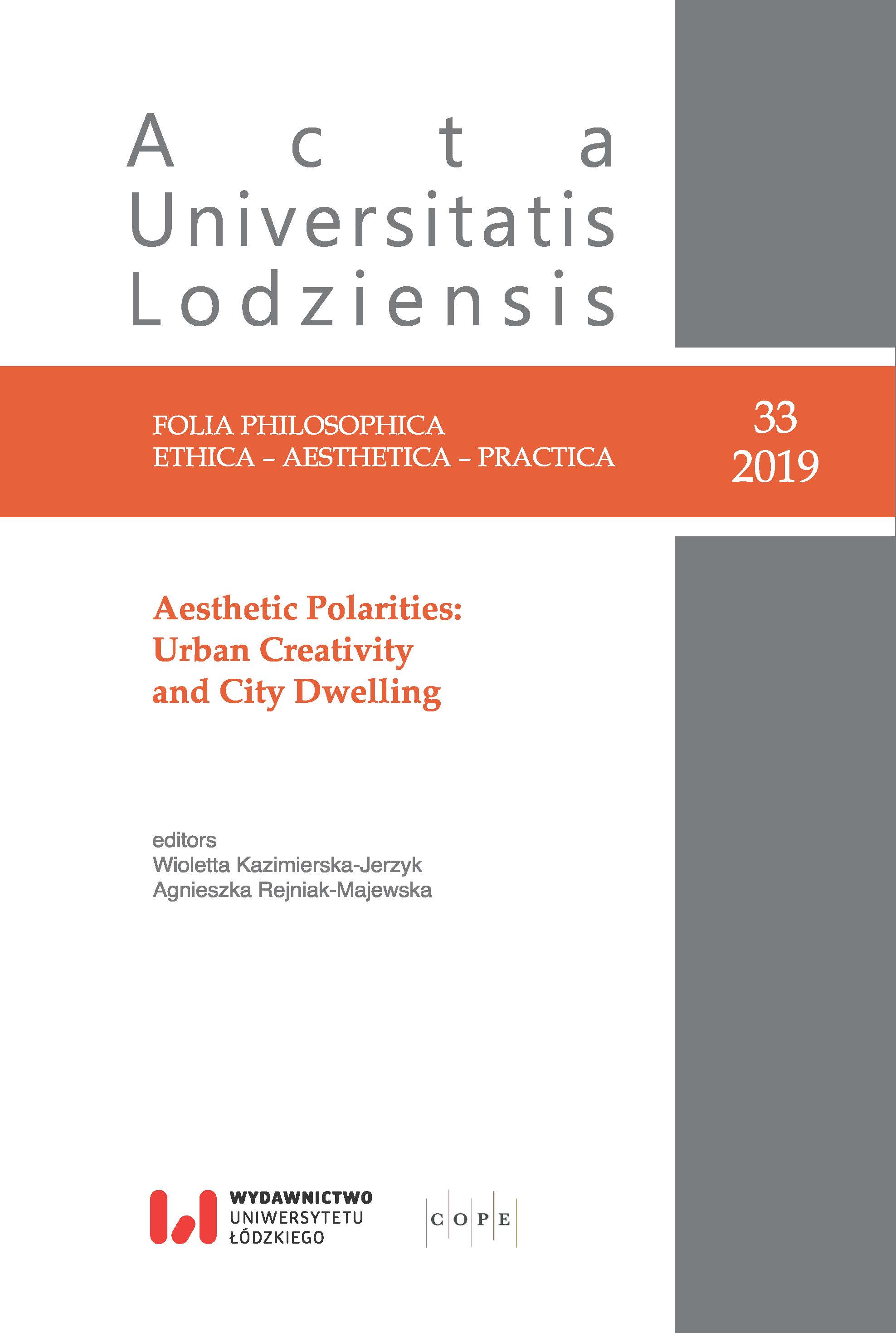 Aesthetic Polarities: Urban Creativity and City Dwelling. Introduction Cover Image