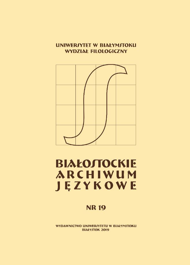 Alzheimer’s. Methods of linguistic disease conceptualisation based on the book Still Alice (polish: Motyl) by Lisa Genova Cover Image