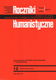 The Development of the Melodic Formulas in Old Ruthenian Orthodox Church Monody on the Example of Dogmaticon of the Second Tone Based on Selected 16th-18th Century West Ruthenian Irmologions Cover Image