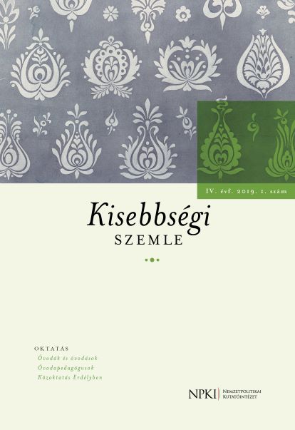 Expected Evolution of the Number of Hungarian Speaking Preschool Age Groups in Transcarpathia in the Near Future (2018–2022) Cover Image