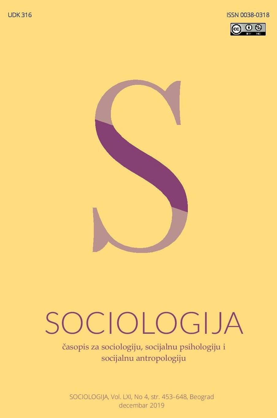 Sociological Study of the Internet: Towards the Establishment of Digital Sociology in Serbia Cover Image