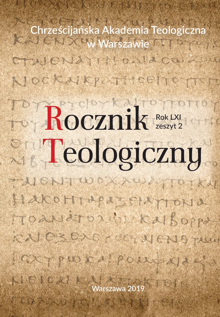 Various Interpretations of the Biblical Motif of Man and Woman  in Polish Moralistic Literature of the 16th – 18th Centuries  (in the light of exegetical tradition) Cover Image