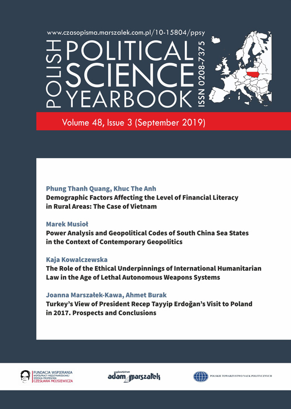 Demographic Factors Affecting the Level of Financial Literacy in Rural Areas: The Case of Vietnam